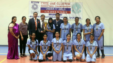 Hosted UAE CBSE Cluster U-16 Basketball match - Ryan International School, Sharjah